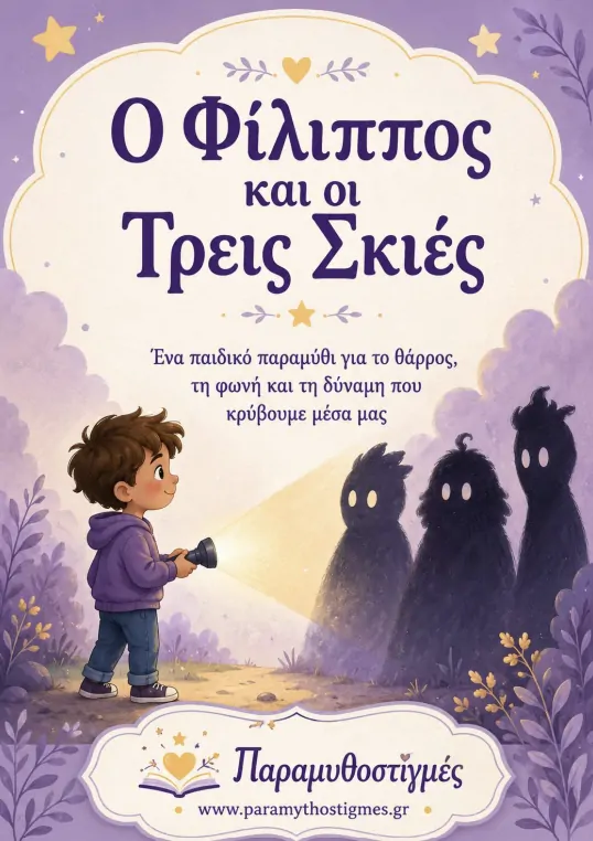 Ο Φίλιππος και οι Τρεις Σκιές – παιδικό παραμύθι για το bullying